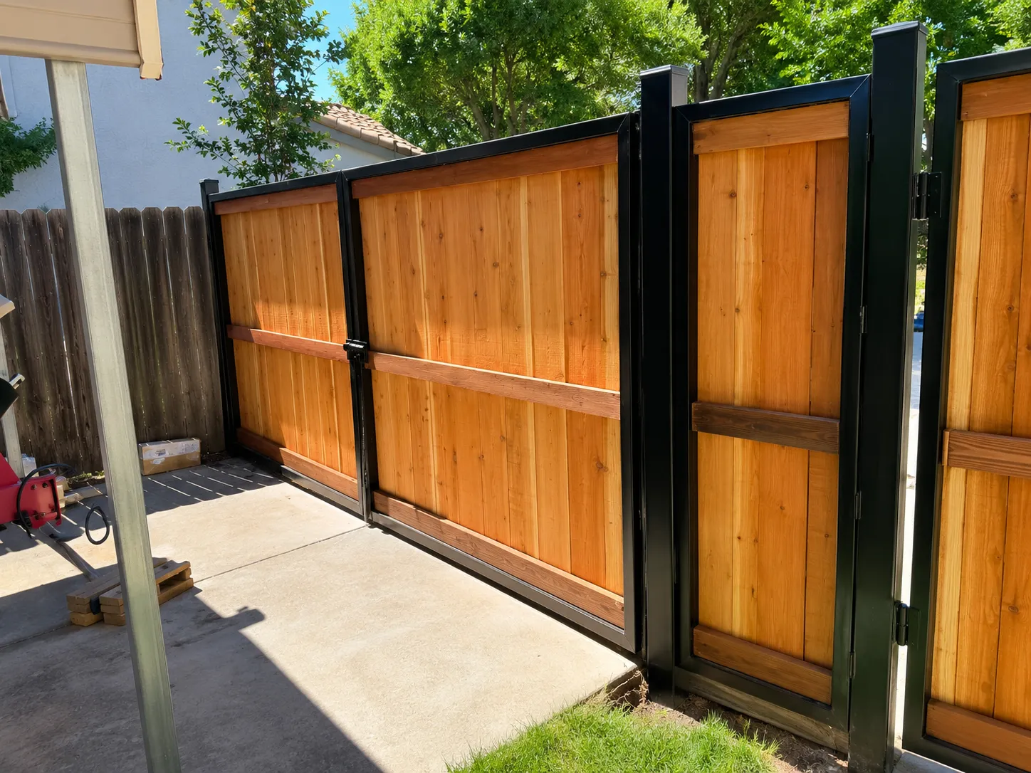Fence and gate project by General Fence Contractors in California’s Central Valley — photo 1